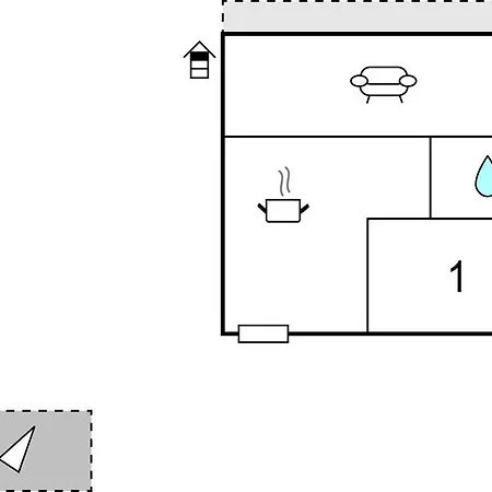 شقة One-bedroom In *