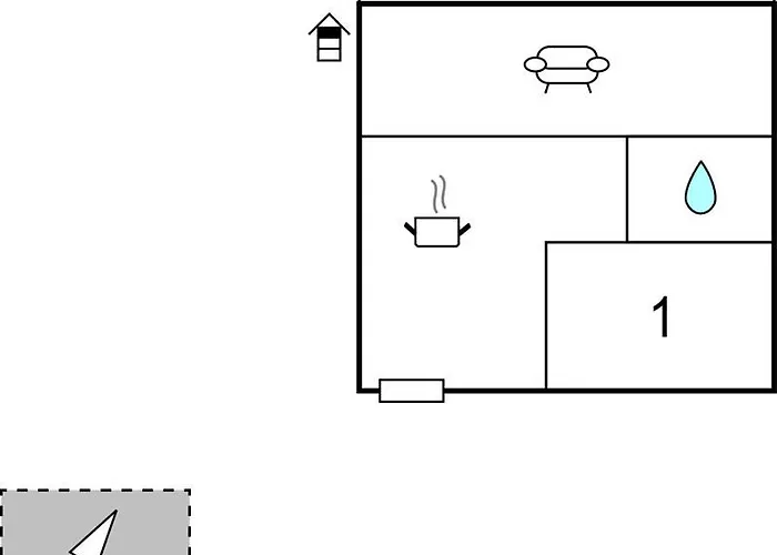 شقة One-bedroom In *